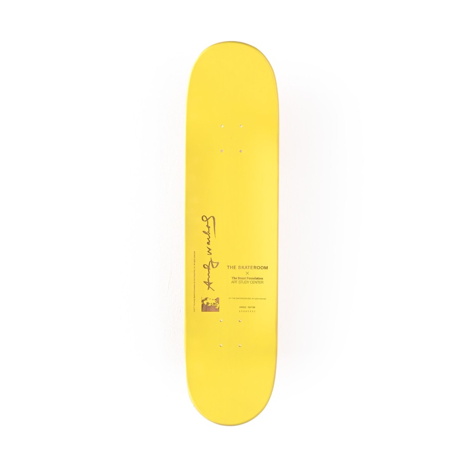 Andy-Warhol-Skateboards andy-warhol-skateboards | Andy Warhol Self-Portraits (Yellow - 16) X The Skateroom