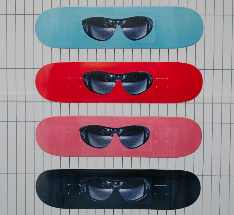 Tobias-Spichtig-Skateboards tobias-spichtig-skateboards | Sunglasses, Dark Blue, Handsigned - Skate Art - Tobias Spichtig X The Skateroom