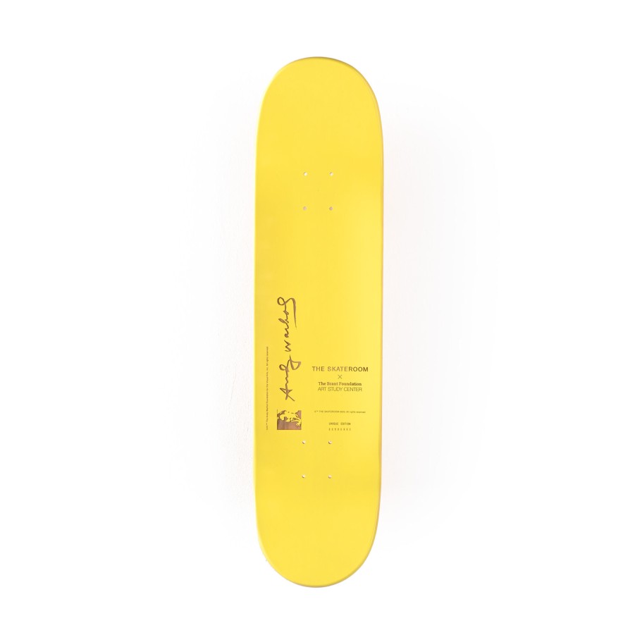 Andy-Warhol-Skateboards andy-warhol-skateboards | Andy Warhol Self-Portraits (Yellow - 10) X The Skateroom