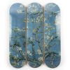 Vincent-Van-Gogh-Skateboards vincent-van-gogh-skateboards | Almond Blossoms Triptych Van Gogh X The Skateroom