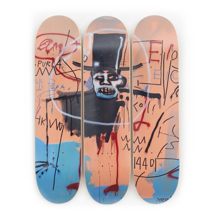 Jean-Michel-Basquiat-Skateboards jean-michel-basquiat-skateboards | The Guilt Of Gold Teeth, 1982 - Jean Michel Basquiat The Skateroom