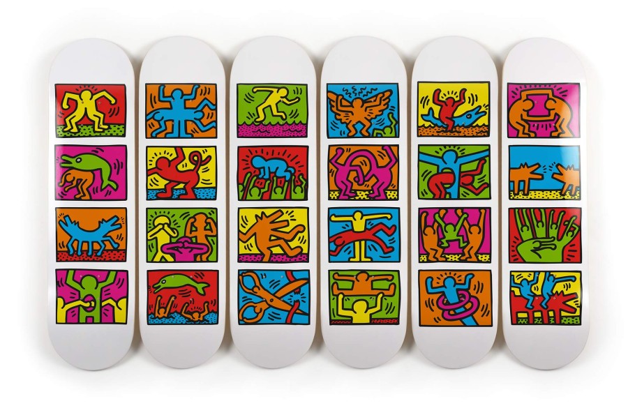 Keith-Haring-Skateboards keith-haring-skateboards | Retrospect - Keith Haring X The Skateroom