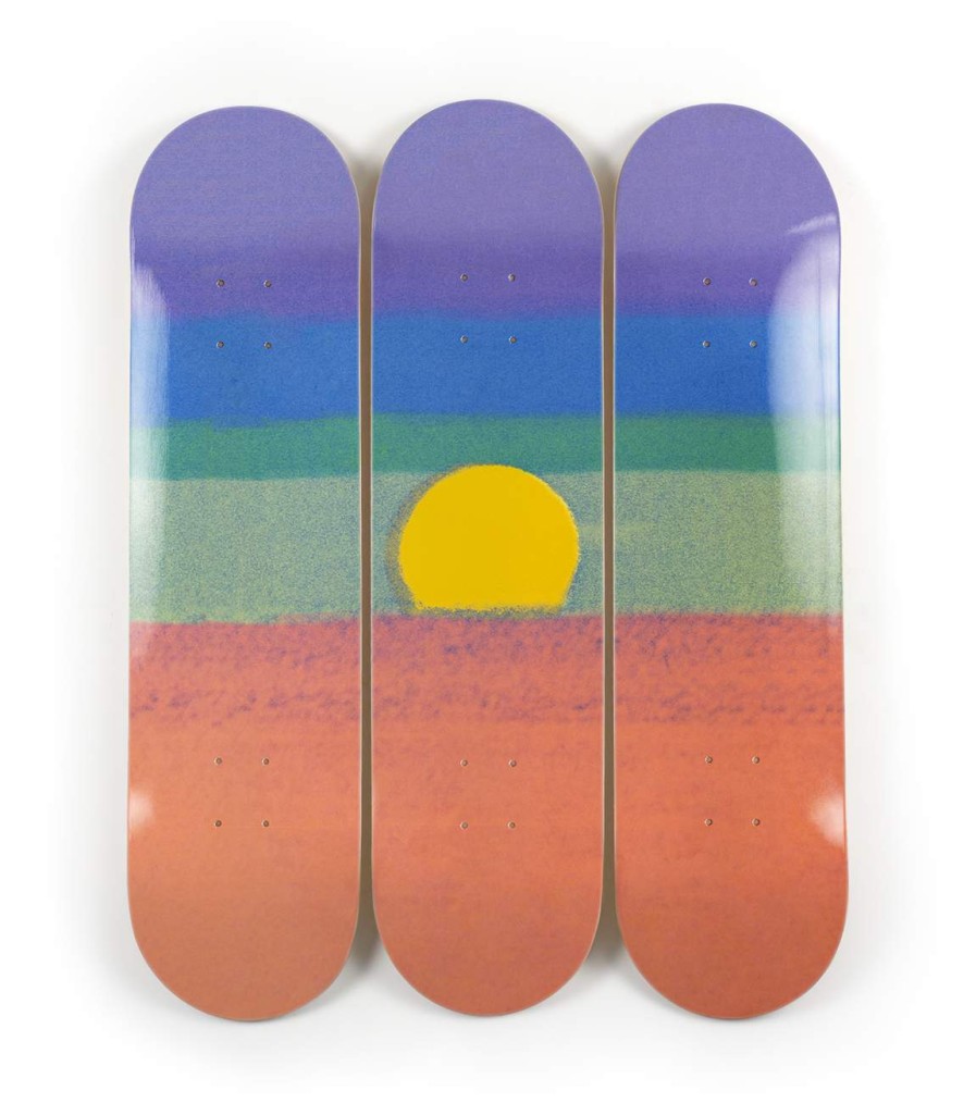 Andy-Warhol-Skateboards andy-warhol-skateboards | Sunset - Orange Triptych - Andy Warhol X The Skateroom