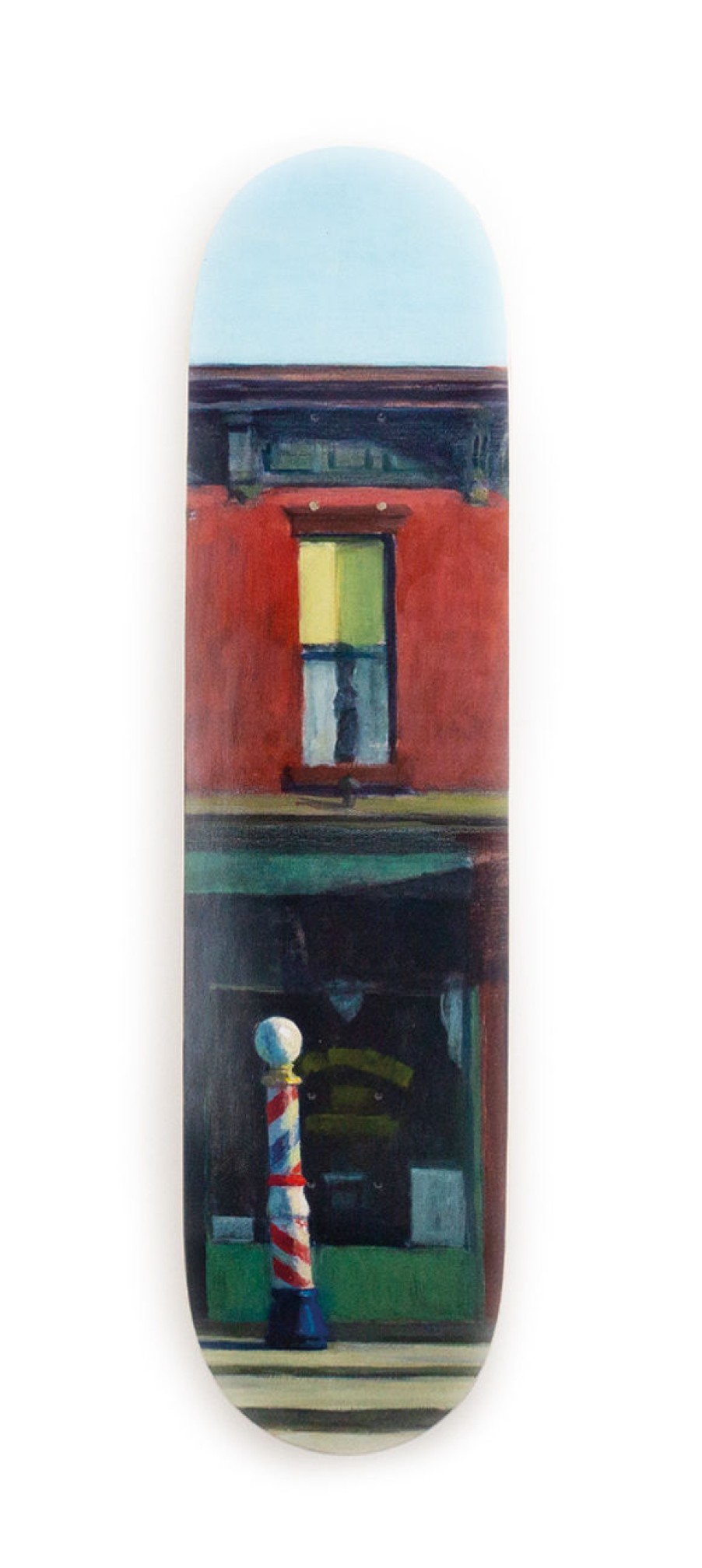 Edward-Hopper-Skateboards edward-hopper-skateboards | Edward Hopper - Early Sunday Morning X The Skateroom