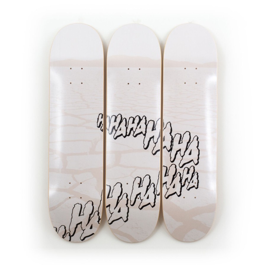 Claudia-Comte-Skateboards claudia-comte-skateboards | Dry Land (Hahaha Painting), Hand-Signed - Claudia Comte X The Skateroom