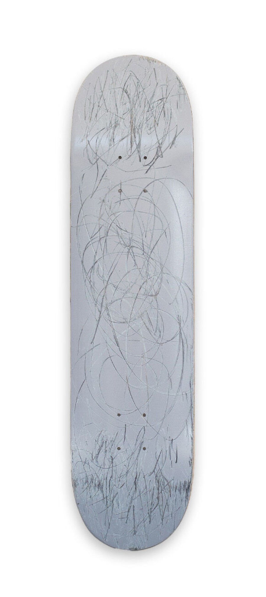 Marc-Leschelier-Skateboards marc-leschelier-skateboards | Shred 15 (Light Grey) - Original Artwork - Marc Leschelier X The Skateroom