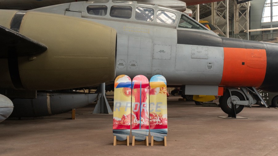 James-Rosenquist-Skateboards james-rosenquist-skateboards | F-111 Triptych B (Atom) - James Rosenquist The Skateroom