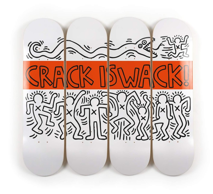 Keith-Haring-Skateboards keith-haring-skateboards | Crack Is Wack - Keith Haring The Skateroom