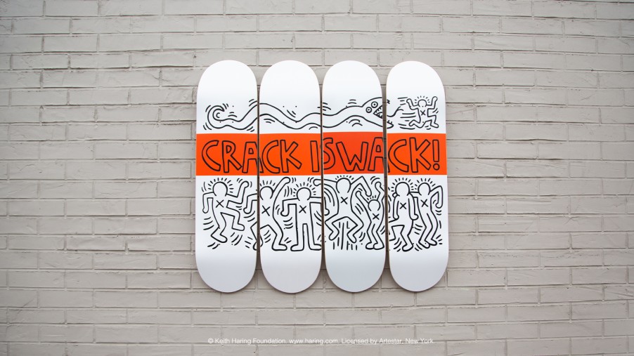 Keith-Haring-Skateboards keith-haring-skateboards | Crack Is Wack - Keith Haring The Skateroom