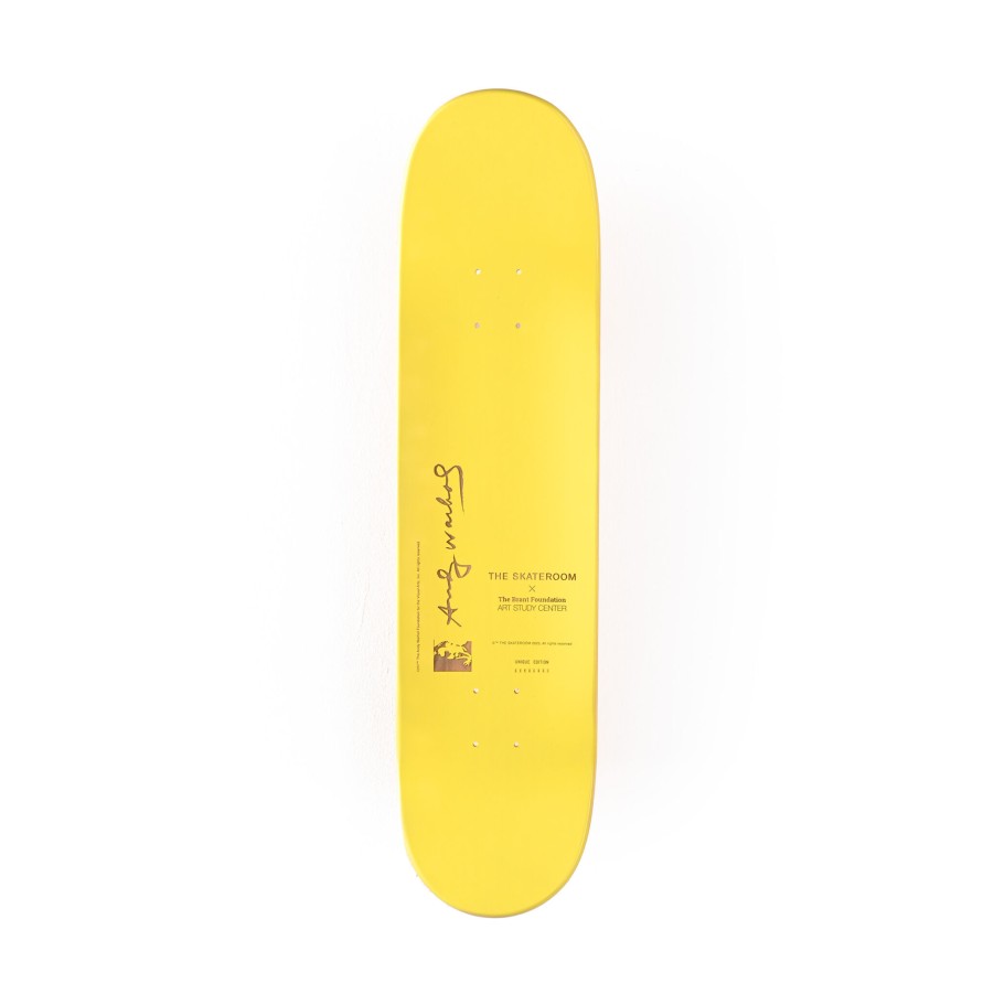 Andy-Warhol-Skateboards andy-warhol-skateboards | Andy Warhol Self-Portraits (Yellow - 09) X The Skateroom