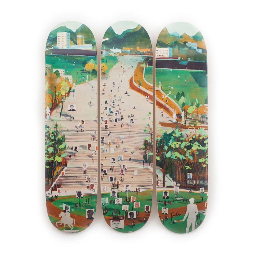 Jules-De-Balincourt-Skateboards jules-de-balincourt-skateboards | Idol Hands, Hand-Signed - Jules De Balincourt X The Skateroom