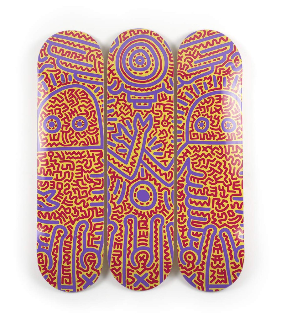 Keith-Haring-Skateboards keith-haring-skateboards | Keith Haring - Untitled 1984 X The Skateroom