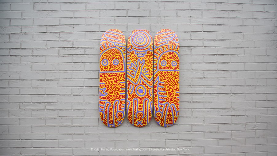 Keith-Haring-Skateboards keith-haring-skateboards | Keith Haring - Untitled 1984 X The Skateroom