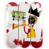 Jean-Michel-Basquiat-Skateboards jean-michel-basquiat-skateboards | Trumpet Triptych - Jean-Michel Basquiat The Skateroom