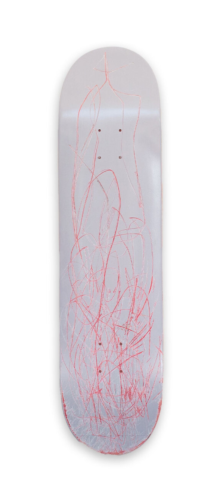 Marc-Leschelier-Skateboards marc-leschelier-skateboards | Shred 11 (Light Grey) - Original Artwork - Marc Leschelier X The Skateroom