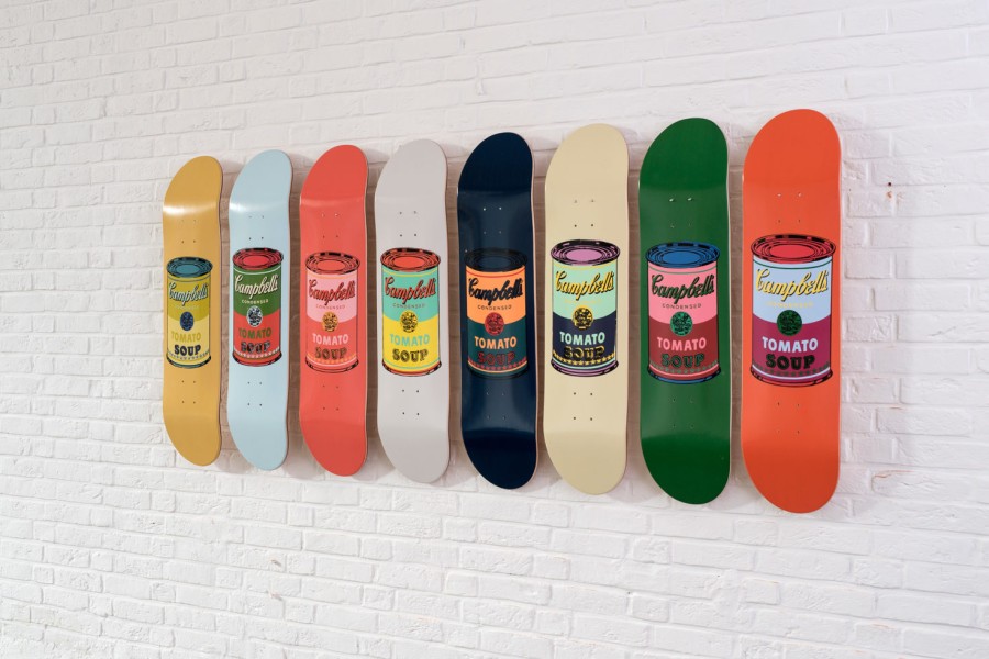 Andy-Warhol-Skateboards andy-warhol-skateboards | Colored Campbell'S Soup Purple From Andy Warhol The Skateroom