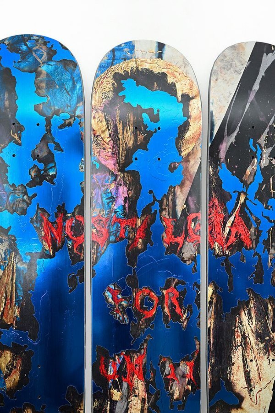 Korakrit-Arunanondchai-Skateboards korakrit-arunanondchai-skateboards | Nostalgia For Unity Artwork The Skateroom