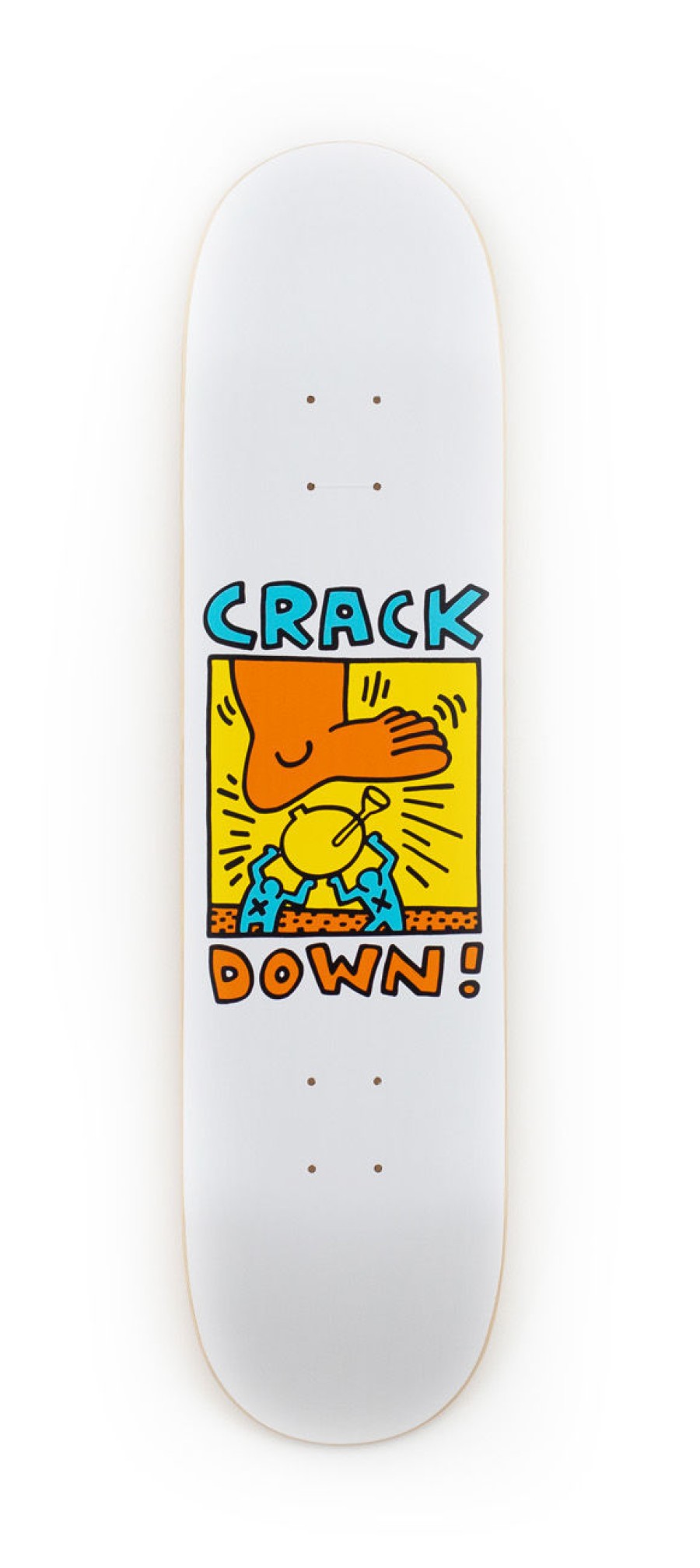 Keith-Haring-Skateboards keith-haring-skateboards | Keith Haring - Crack Down Art Wall X The Skateroom