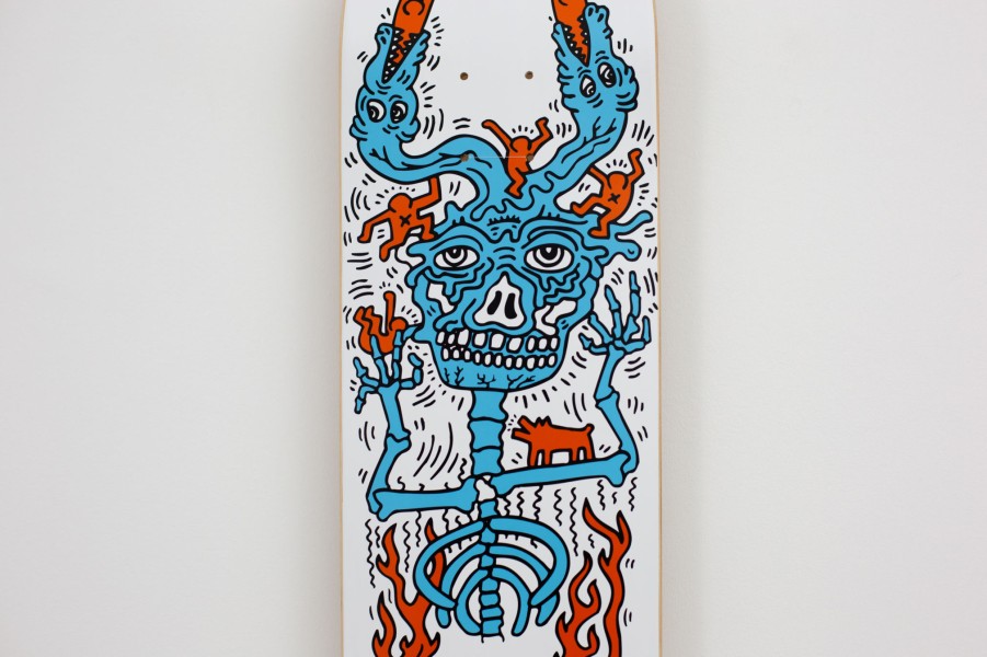 Keith-Haring-Skateboards keith-haring-skateboards | Keith Haring - Untitled (Inferno) X The Skateroom